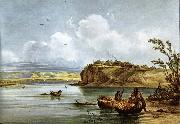 Karl Bodmer Bull-Boats Spain oil painting artist